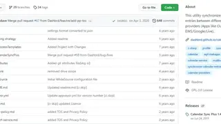 Calendar synchronization + screenshot