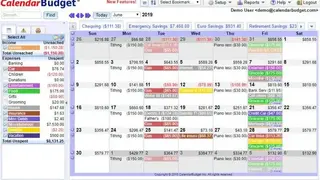 CalendarBudget screenshot