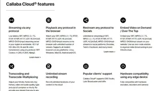 Callaba Cloud screenshot