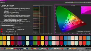 CalMAN ColorMatch screenshot