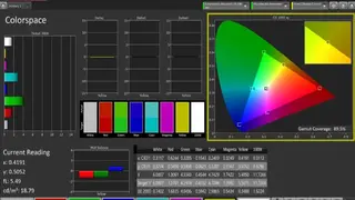 CalMAN ColorMatch screenshot