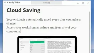 Calmly Writer screenshot