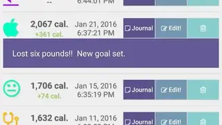 Calories Intake Calculator screenshot