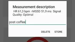 Camera Heart Rate Variability screenshot