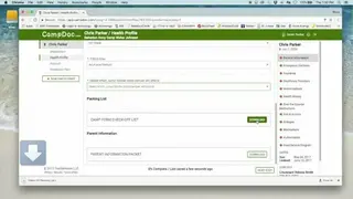 CampDoc screenshot