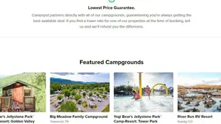 Campspot screenshot