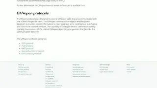 CANopen screenshot