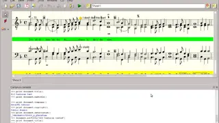 Canorus Music Score Editor screenshot