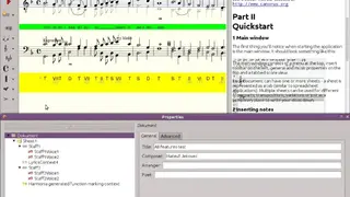 Canorus Music Score Editor screenshot