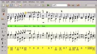 Canorus Music Score Editor screenshot