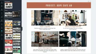 Canva Storyboard creator screenshot