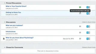 Canvas Discussions screenshot