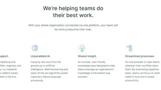 Capacity: AI-Powered Support Automation Platform screenshot