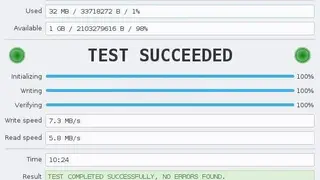 CapacityTester screenshot