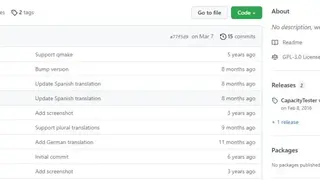 CapacityTester screenshot