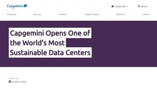 Capgemini Data Center Outsourcing screenshot