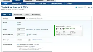 Capital One Investing screenshot