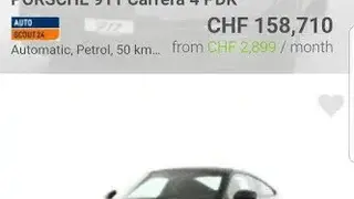 Car Market Switzerland screenshot