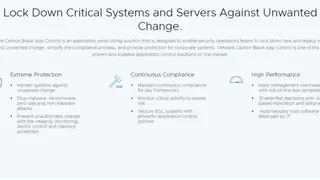 Carbon Black Endpoint screenshot