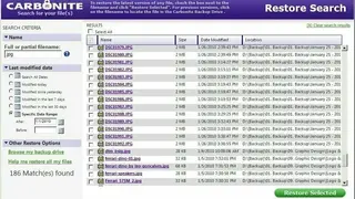 Carbonite screenshot