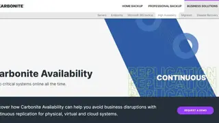 Carbonite Availability screenshot