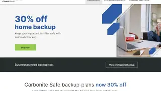 Carbonite Online Backup screenshot