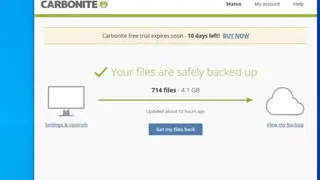 Carbonite Safe screenshot