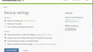 Carbonite Safe screenshot