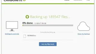 Carbonite Safe screenshot