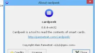 Cardpeek screenshot