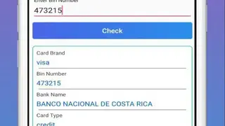 Cards Information Finder screenshot