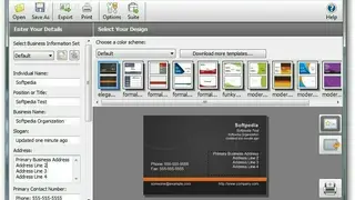 CardWorks Business Card Software screenshot