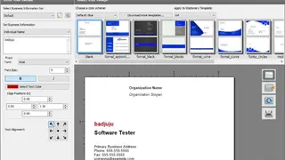 CardWorks Business Card Software screenshot