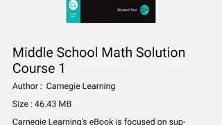 Carnegie Learning screenshot