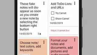 Carnet screenshot