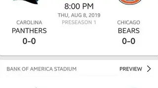 Carolina Panthers Mobile screenshot