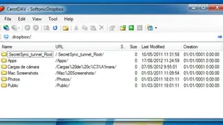 CarotDAV screenshot