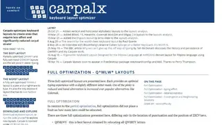Carpalx QGMLWY screenshot