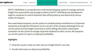 Carrier Logistic screenshot