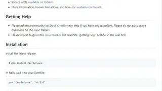 CarrierWave screenshot