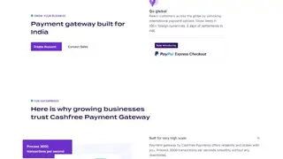 Cashfree Payment Gateway screenshot