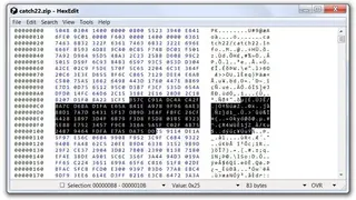 Catch22 HexEdit screenshot