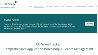 CC Grant Tracker screenshot