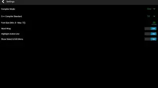 C/C++ Programming Compiler screenshot