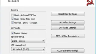 CCCP: Combined Community Codec Pack screenshot
