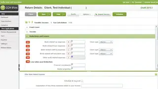 CCH iFirm screenshot
