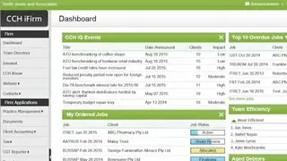 CCH iFirm screenshot