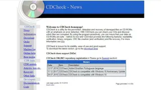 CDCheck screenshot