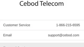Cebod Telecom screenshot