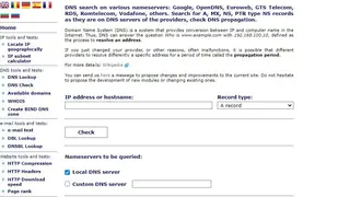 Ceipam DNS Lookup screenshot